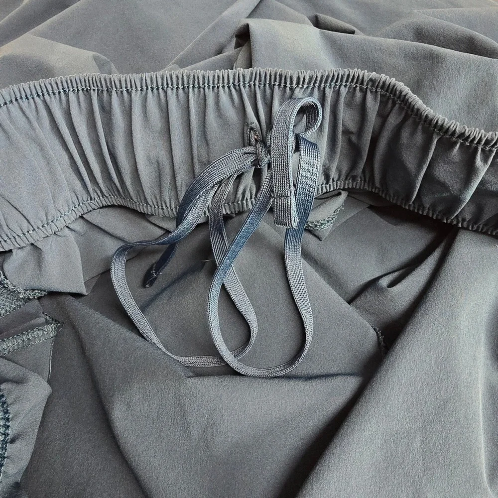 Nike Essential Pants Women 1X Blue Dri-Fit Cropped Tapered Athleisure Gym Light